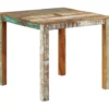 vidaXL - Eettafel - Multikleur - Hout - 82 x 80 x 76 cm