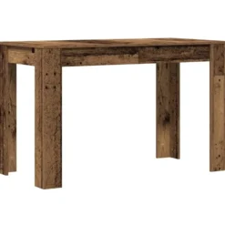 vidaXL Eettafel - Rechthoekige tafel - Oud hout - Bewerkt hout - 120x60 cm