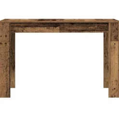 vidaXL Eettafel - Rechthoekige tafel - Oud hout - Bewerkt hout - 120x60 cm