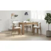vidaXL Eettafel - Rechthoekige tafel - Artisanaal eiken - Hout - 120x60x76 cm