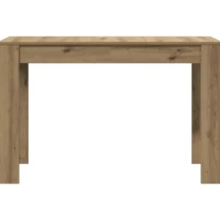 vidaXL Eettafel - Rechthoekige tafel - Artisanaal eiken - Hout - 120x60 cm