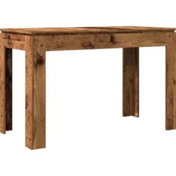 vidaXL Eettafel - Rechthoekige tafel - Oud hout - Bewerkt hout - 120x60x76 cm