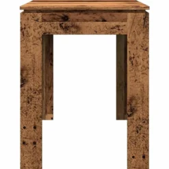 vidaXL Eettafel - Rechthoekige tafel - Oud hout - Bewerkt hout - 120x60x76 cm