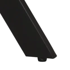 vidaXL Eettafel - Rechthoekige tafel met X-poten - Mangohout&staal - 110x55 cm