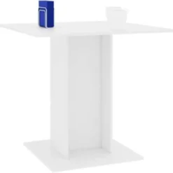 vidaXL - Eettafel - Wit - Bewerkt hout