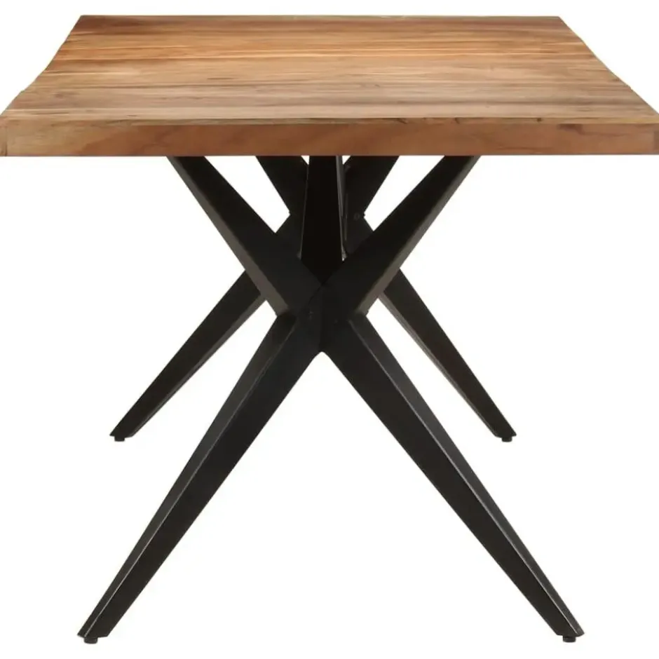 vidaXL - Eettafel - Wit - Hout - 200 x 90 x 76 cm