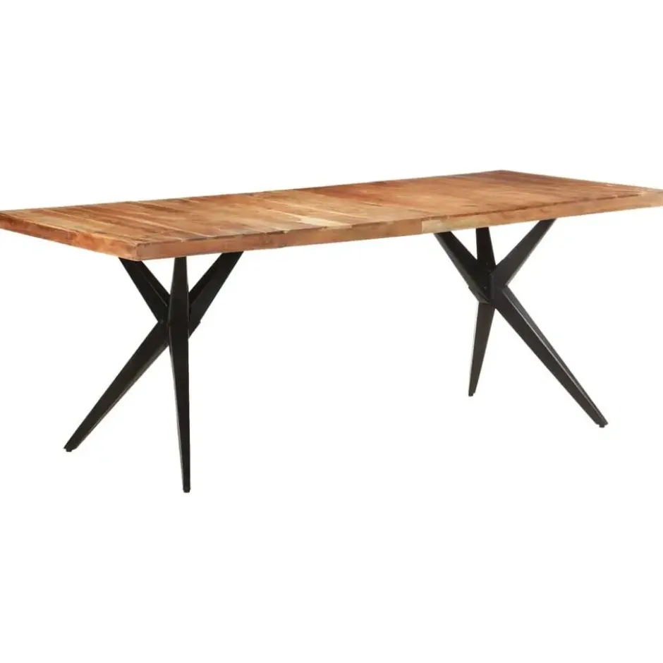 vidaXL - Eettafel - Wit - Hout - 200 x 90 x 76 cm