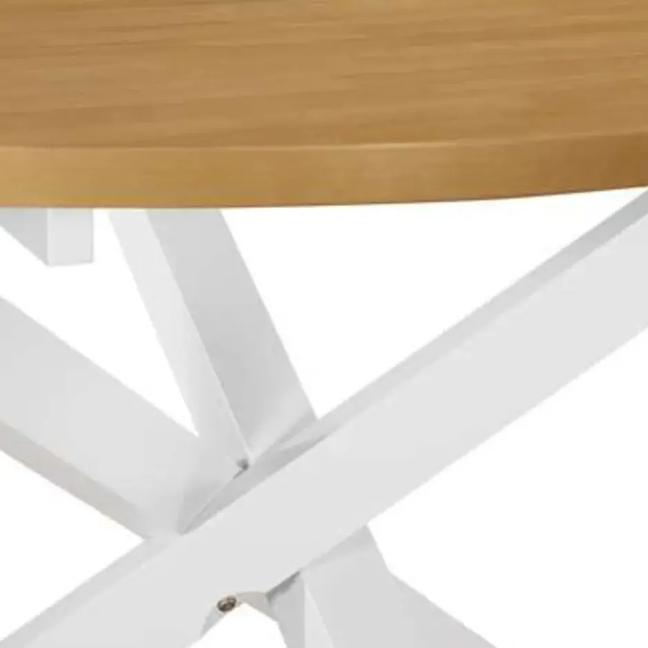 vidaXL - Eettafel - Wit - MDF