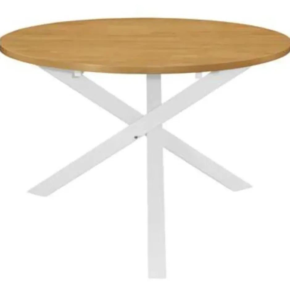 vidaXL - Eettafel - Wit - MDF