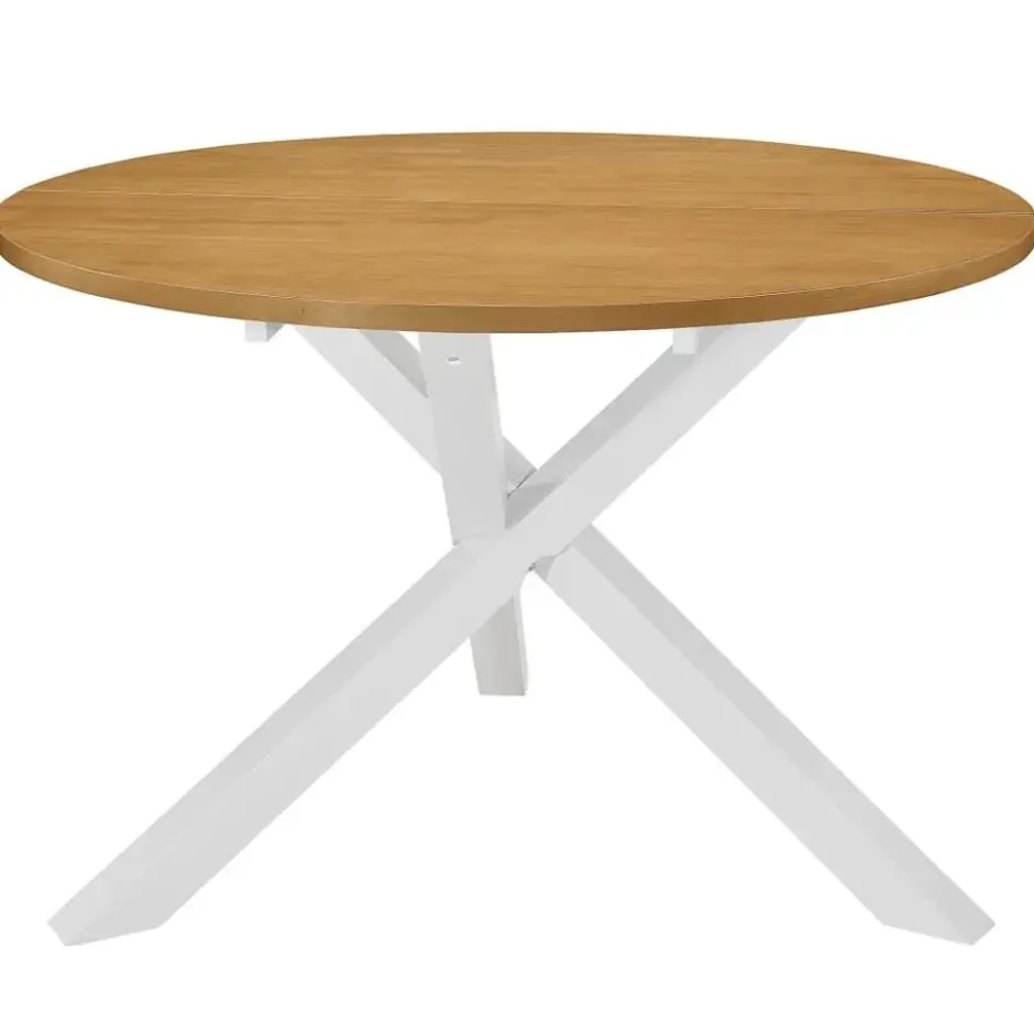 vidaXL - Eettafel - Wit - MDF