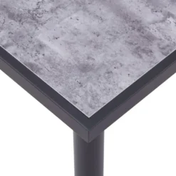 vidaXL - Eettafel - Zwart - MDF - 140 x 70 x 75 cm