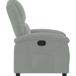 vidaXL - Fauteuil - Grijs - Fluweel