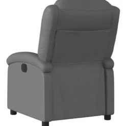 vidaXL - Fauteuil - Grijs - Kunstleer