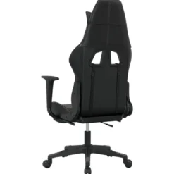 vidaXL - Gamingstoel - Grijs - Kunstleer