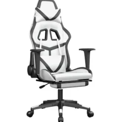 vidaXL - Gamingstoel - Wit - Kunstleer