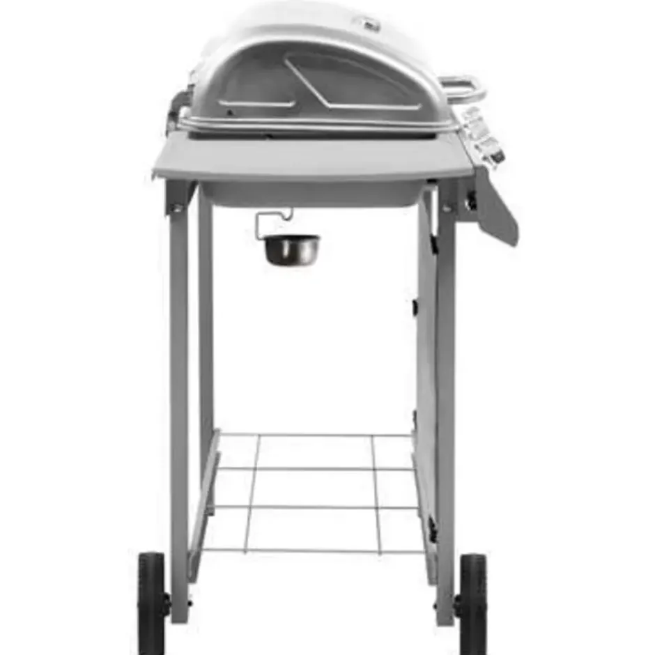 vidaXL - Gasbarbecue-grill - Zilver - Staal