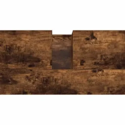 vidaXL - Gerookt eiken Wastafelonderkast - 1 deur 2 lades - Hout - 65x33x60 cm
