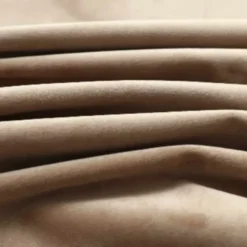 vidaXL - Gordijn - Beige - Fluweel - 140 x 175 cm - 2 stuks
