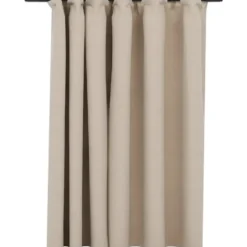 vidaXL - Gordijn - Beige - Stof