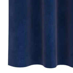 vidaXL Gordijnen - Donkerblauw - Verduisterend - 140x245 cm - Fluweel - 2 Stuks