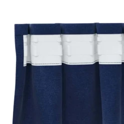 vidaXL Gordijnen - Donkerblauw - Verduisterend - 140x245 cm - Fluweel - 2 Stuks