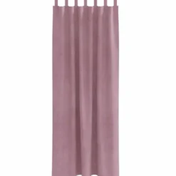vidaXL Gordijnen met lussen - Verduisterend - Donkerroze - 140x245 cm - 2 St.