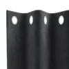 vidaXL Gordijnen met ringen - Donkergrijs - 140x140 cm - Fluweel - 2 Stuks