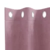 vidaXL Gordijnen met ringen - Donkerroze - 140x260 cm - Fluweel - 2 Stuks