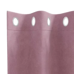 vidaXL Gordijnen met ringen - Donkerroze - 140x245 cm - Fluweel - 2 Stuks