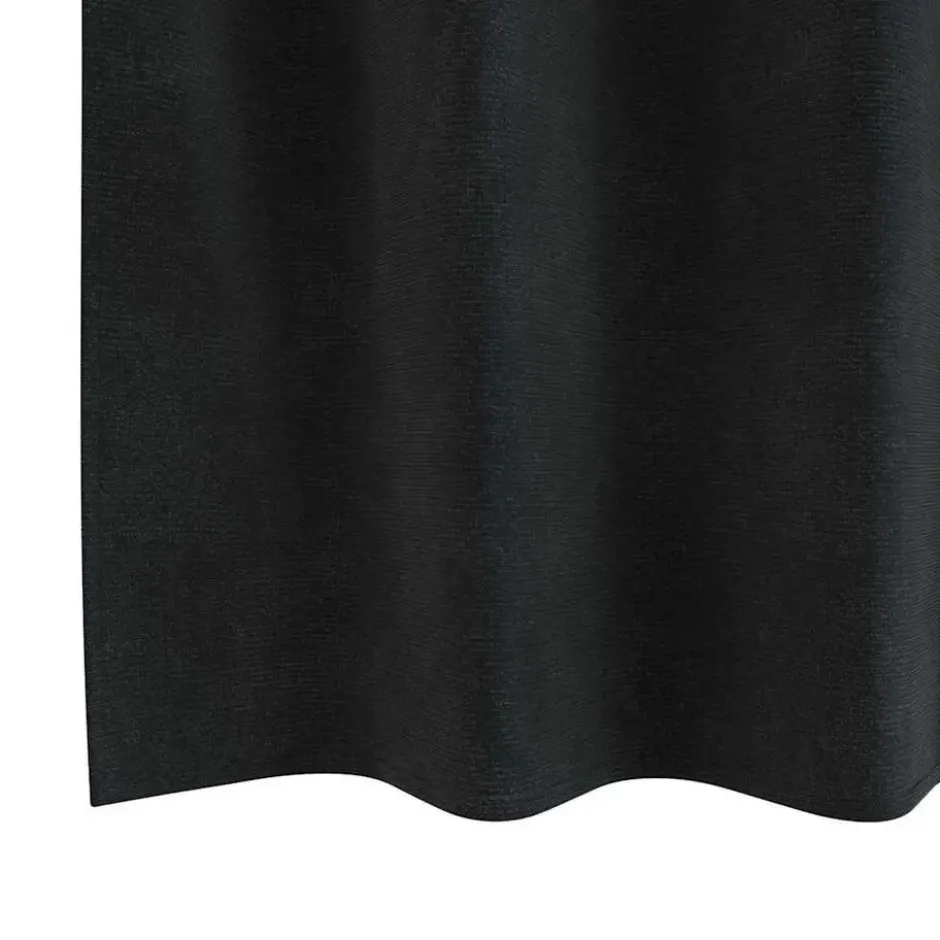 vidaXL Gordijnen met ringen - Verduisterend - Zwart Fluweel - 140x240 cm - 2 St.