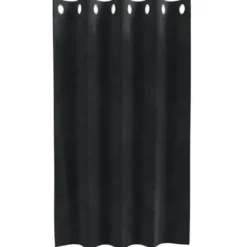 vidaXL Gordijnen met ringen - Verduisterend - Zwart Fluweel - 140x140 cm - 2 St.