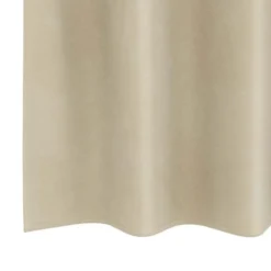 vidaXL Gordijnen met ringen - Verduisterend - Crème Fluweel - 140x175 cm - 2 St.