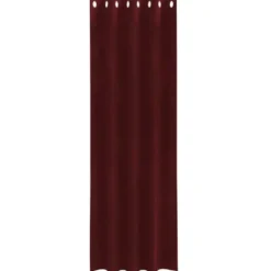 vidaXL Gordijnen met ringen - Wijnrood - 140x225 cm - Fluweel - 2 Stuks