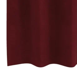 vidaXL Gordijnen met ringen - Wijnrood - 140x140 cm - Fluweel - 2 Stuks