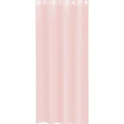 vidaXL Gordijnen van voile met ringen - Lichtroze - 140x175 cm - Stof - 2 Stuks