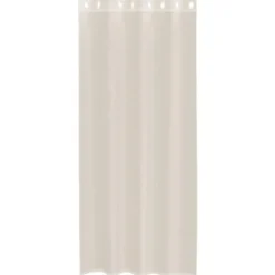 vidaXL Gordijnen van voile met ringen - Crème - 140x245 cm - Stof - 2 Stuks