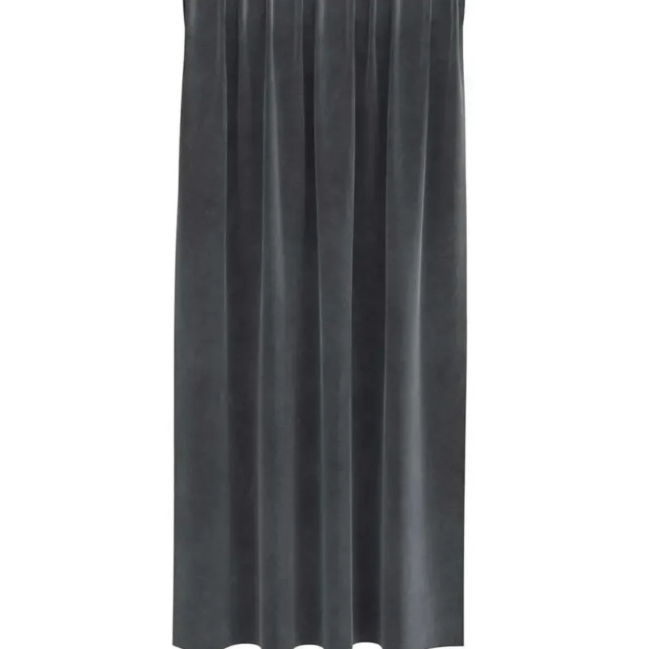 vidaXL Gordijnen - Verduisterend - Lichtgrijs - 140x175 cm - Fluweel - 2 Stuks