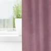 vidaXL Gordijnen - Verduisterend - Donkerroze - 140x225 cm - Fluweel - 2 Stuks