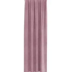 vidaXL Gordijnen - Verduisterend - Donkerroze - 140x225 cm - Fluweel - 2 Stuks