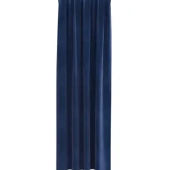 vidaXL Gordijnen - Verduisterend - Donkerblauw - 140x225 cm - Fluweel - 2 Stuks