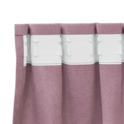 vidaXL Gordijnen - Verduisterend - Donkerroze - 140x245 cm - Fluweel - 2 Stuks