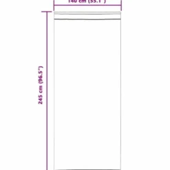 vidaXL Gordijnen - Verduisterend - Donkerroze - 140x245 cm - Fluweel - 2 Stuks