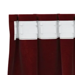 vidaXL Gordijnen - Verduisterend - Wijnrood - 140x260 cm - Fluweel - 2 Stuks