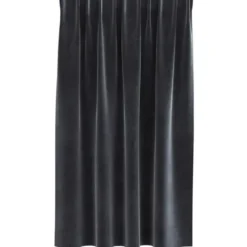 vidaXL Gordijnen - Verduisterend - Donkergrijs - 140x140 cm - Fluweel - 2 Stuks