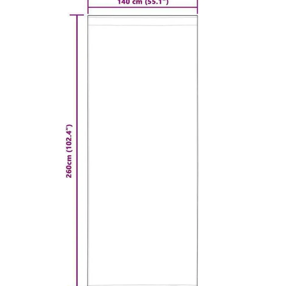 vidaXL Gordijnen - Verduisterend - Donkerroze - 140x260 cm - Fluweel - 2 Stuks