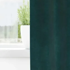 vidaXL Gordijnen - Verduisterend - 140x245 cm - Donkergroen - Fluweel - 2 Stuks