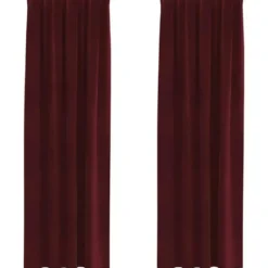 vidaXL Gordijnen - Verduisterend - Wijnrood - 140x245 cm - Fluweel - 2 Stuks