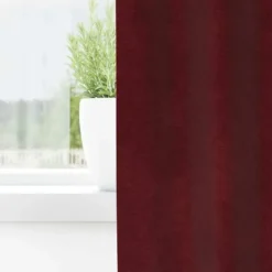 vidaXL Gordijnen - Verduisterend - Wijnrood - 140x245 cm - Fluweel - 2 Stuks