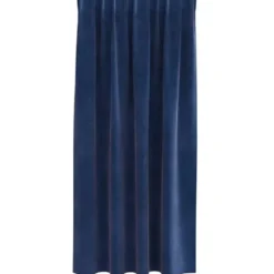 vidaXL Gordijnen - Verduisterend - Donkerblauw - 140x175 cm - Fluweel - 2 Stuks