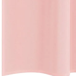 vidaXL - Gordijnen voile met roedezakken 2 st roze vitrage pure gordijn